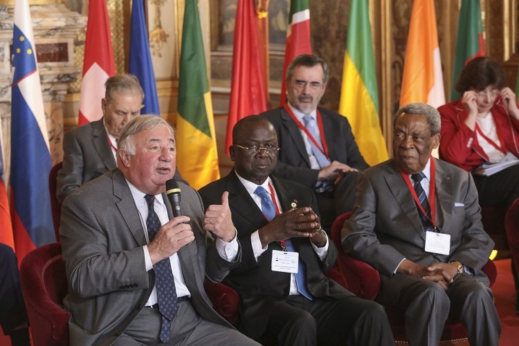Forum de Paris sur la Paix, 40e session de la Conférence générale de l’Unesco : La Côte d’Ivoire représentée par le président du Sénat, Jeannot Ahoussou-Kouadio	