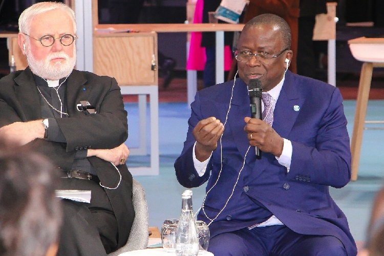 Le Président du Sénat ivoirien au Forum de Paris sur la Paix : 